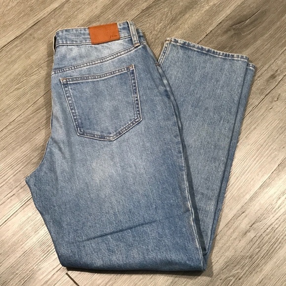 J.Crew Light Wash Curvy Straight High Rise Reimagined NWT Ankle Jeans #BA674 - Picture 2 of 13